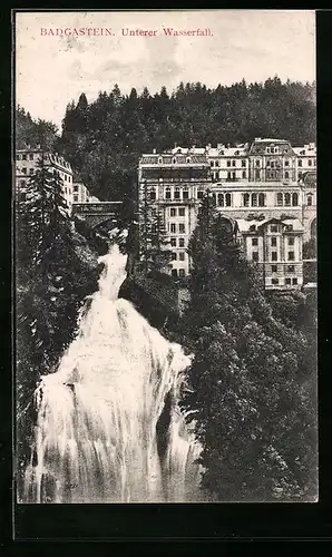AK Badgastein, Unterer Wasserfall