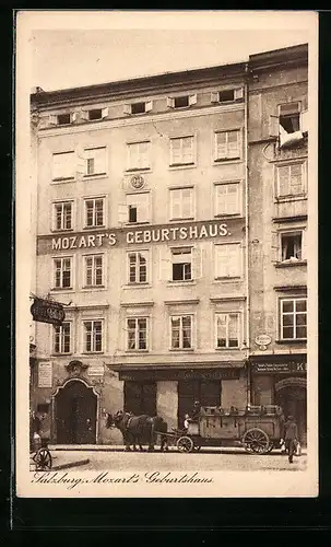 AK Salzburg, Mozarts Geburtshaus