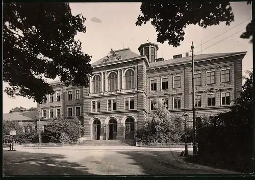 Fotografie Brück & Sohn Meissen, Ansicht Grossenhain, Blick auf die Pestalozzischule