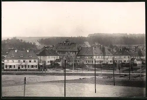 Fotografie Brück & Sohn Meissen, Ansicht Radeberg i. Sa., Blick auf die Siedlung