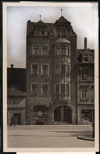 Fotografie Brück & Sohn Meissen, Ansicht Meissen i. Sa., Blick auf das Restaurant zum Trompeter