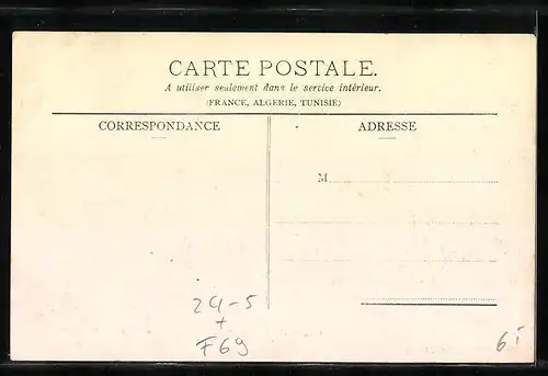 AK Givors, Le Quai du Rhone, inondations 1904, Hochwasser