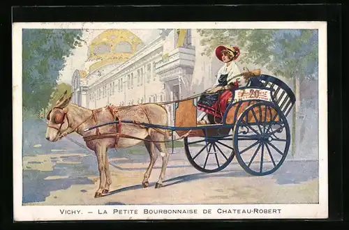 Künstler-AK Vichy, La Petite Bourbonnaise de Chateau-Robert