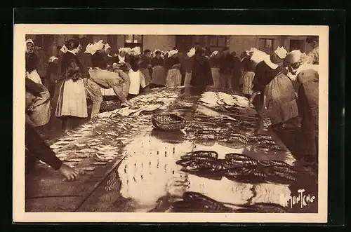 AK Les Sables d`Olonne, La Poissonnerie, Fischerei