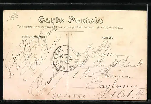 AK Condé-sur-Huisne, La Gare