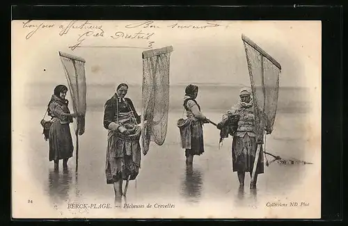 AK Berck-Plage, Pêcheuses de Crevettes