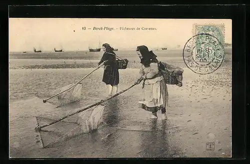 AK Berck-Plage, Pêcheuses de Crevettes