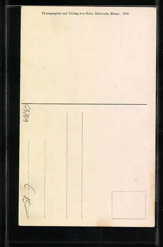 AK Meran, Strassenpartie in der Altstadt