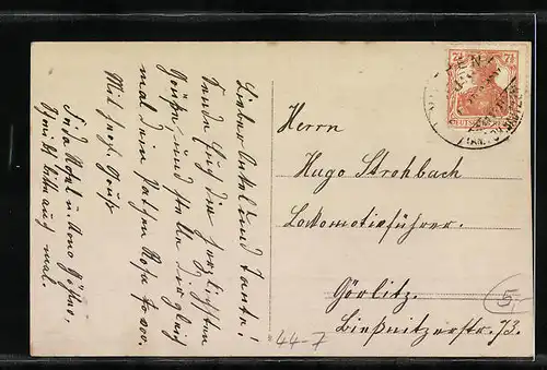 AK Mädchen mit Puppe, Mutter und kleinem Bruder