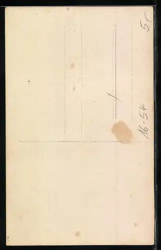 Foto-AK Mutter mit ihrem Kind in Studiokulisse