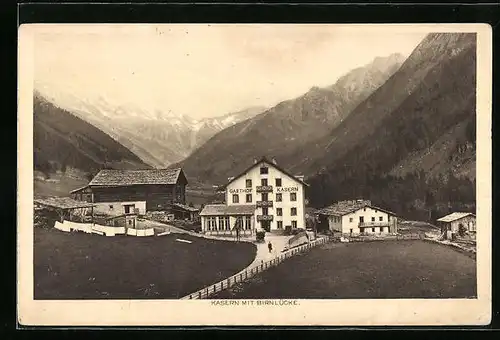 AK Kasern, Gasthof Kasern mit Birnlücke