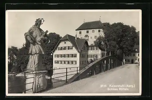 AK Kaiserstuhl, Partie am Schloss Rötteln