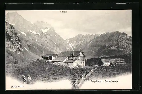AK Engelberg, Häuser auf der Gerschnialp