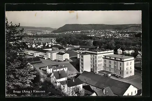 AK Brugg, Die Kasernen aus der Vogelschau