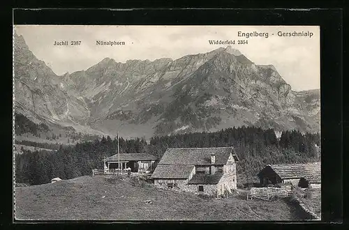 AK Engelberg, Gerschlialp mit Widderfeld