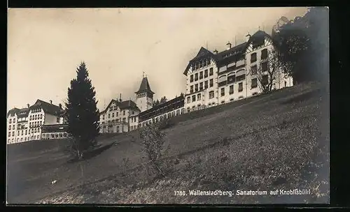 AK Wallenstadtberg, Sanatorium auf Knoblisbühl