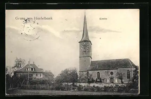 AK Hindelbank, Blick auf die Kirche