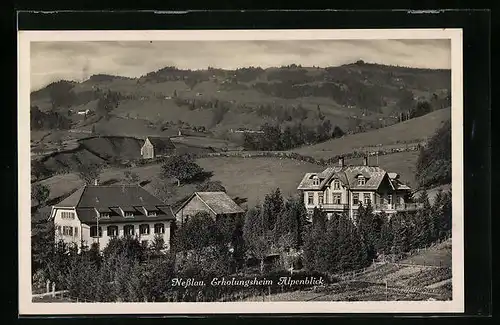 AK Nesslau, Erholungsheim Alpenblick