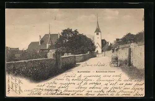 AK Auvernier, Ancienne route