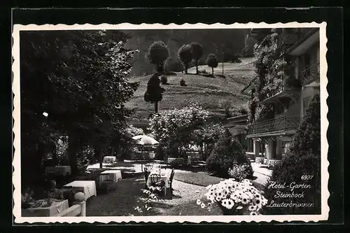 AK Lauterbrunnen, Hotel-Garten Steinbock