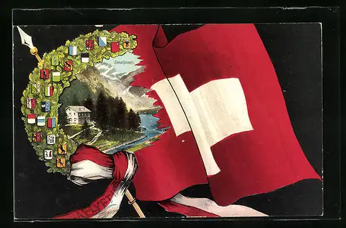 AK Seealpsee, Haus dirket am Ufer des See