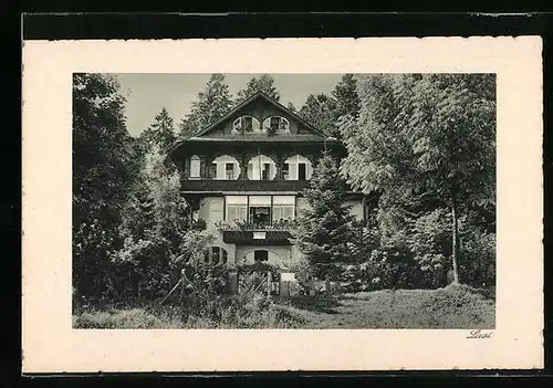 AK Freudenstadt /Schwarzw., Kindersanatorium Dr. Eichhorn, Gartenansicht