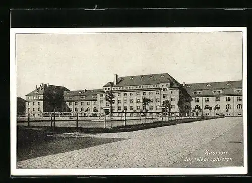 AK Dresden-Uebigau, Kgl. Sächs. Nachrichten-Abteilung 12, Kaserne der Telegraphisten