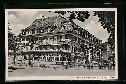 AK Bad Dürrheim i. Schwarzwald, Parkhotel Kreuz