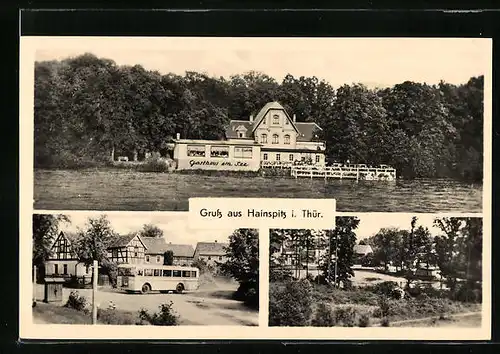 AK Hainspitz i. Thür., Gasthaus am See