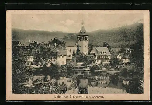 AK Liebenzell i. Schwarzwald, Ortsansicht mit Kirche