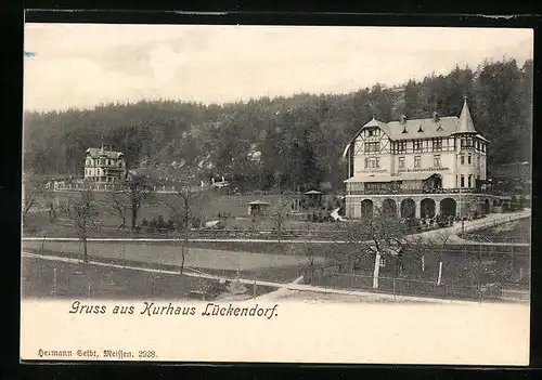 AK Lückendorf, Blick zum Kurhaus