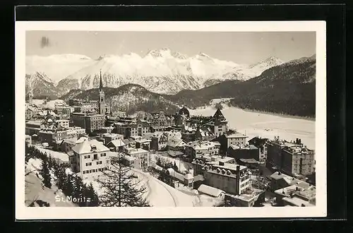 AK St. Moritz, Totale im Winterglanz