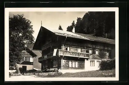 AK Kufstein, Alpengasthof Vorderdux