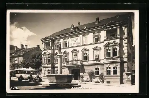 AK Steinach, Gasthof zum Wilden-Mann