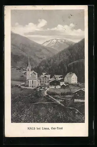 AK Kals bei Lienz, Blick auf das Dorf