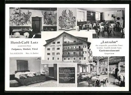 AK Fulpmes /Stubai, Hotel-Cafe Lutz