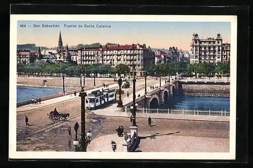 AK San Sebastián, Puente de Santa Catalina, Tramway