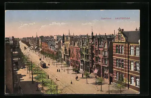 AK Amsterdam, Overtoom, Tramway