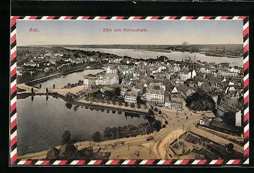 AK Kiel, Blick vom Rathausturm
