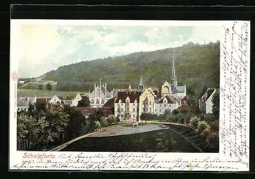 AK Schulpforta, Ortspartie mit Kirche