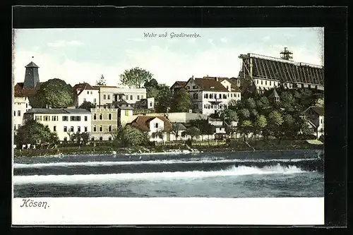 AK Bad Kösen, Wehr und Gradirwerke