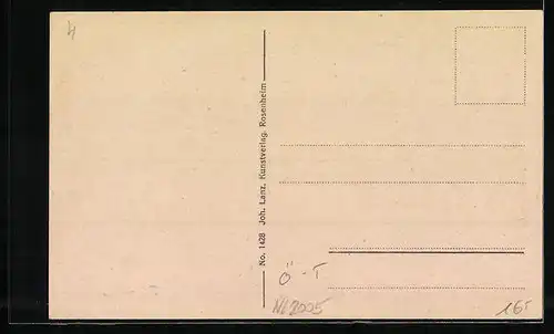 AK Kössen, Ortsansicht mit Kaisergebirge und Gasthof zur Post