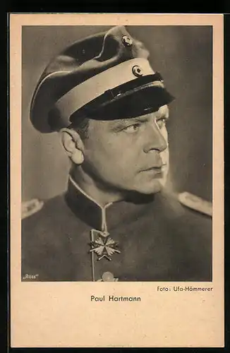 AK Schauspieler Paul Hartmann im Halbprofil