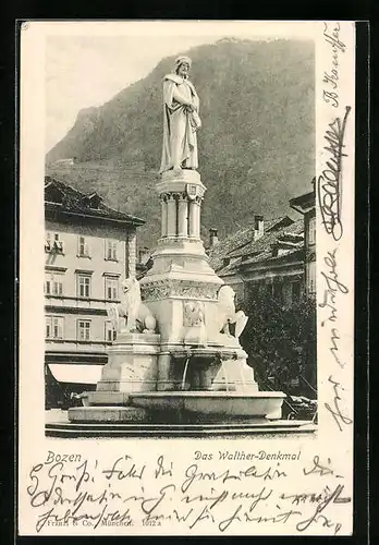 AK Bozen, Das Walther-Denkmal