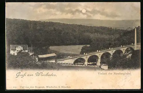 AK Wiesbaden, Viaduct der Nerobergbahn