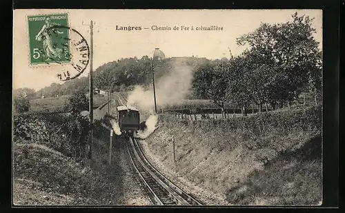 AK Langres, Chemin de Fer á cremaillere