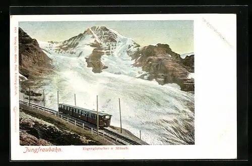 AK Jungfraubahn, Eigergletscher und Mönch