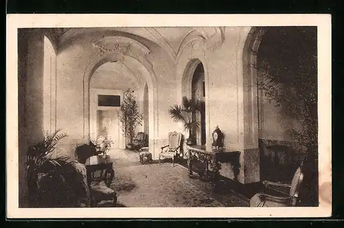 AK Rom, Hotel Continental, Innenansicht