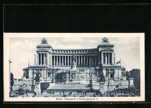 AK Roma, Monumento a Vittorio Emanuele II