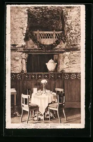 AK Roma, Cantoria - Dettaglio nel Ristorante Ulpia, Foro Traiano